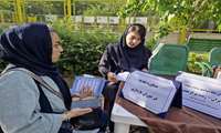 میز خدمت سلامت  مرکز بهداشت شمال غرب ۲  در پارک هنرمندان به مناسبت هفته سلامت 