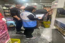 گشت مشترک مرکز بهداشت شمال غرب ٢ در برنامه سلامت نوروزی  با حضور نماینده گان محترم تعزیرات و  دامپزشکی  از مراکز حساس در تاریخ ١۴٠٢/١٢/١٩ 