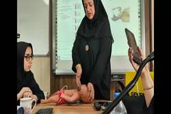 برگزاری کارگاه تئوری و عملی احیای پایه ویژه مراقبین سلامت در سالن جلسات مرکز بهداشت شمال غرب 2 دانشگاه علوم پزشکی ایران 