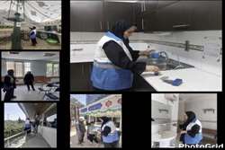پایش بهداشتی مراکز اسکان و محل‌های طبخ غذا برای حفظ سلامت زائران