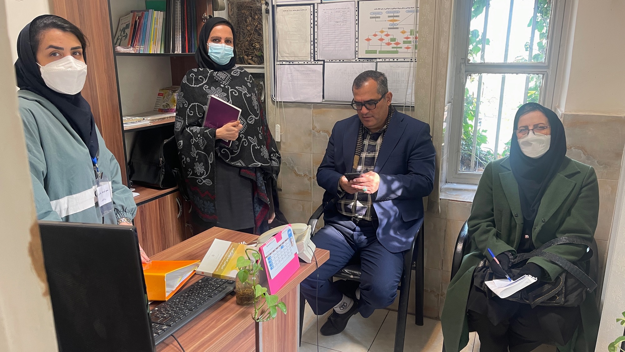 بازدید گروه سلامت روان معاونت بهداشت از مراکز جامع سلامت سعادت‌آباد و فرحزاد 