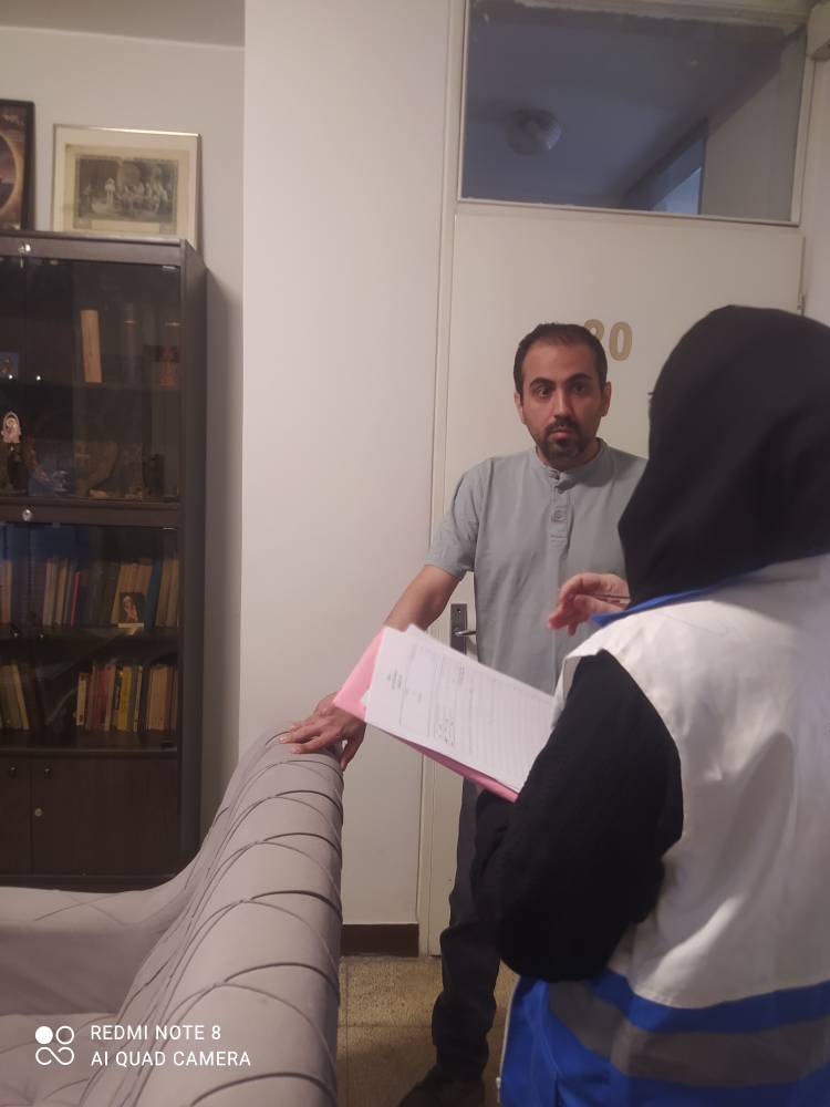  انجام گشت بازرسی مشترک کارشناسان بهداشت محیط و نماینده دادسرای امور سرپرستی و مهجورین از آسایشگاه‌های سالمندان منطقه تحت پوشش مرکز بهداشت شمال غرب ۲ دانشگاه علوم پزشکی ایران