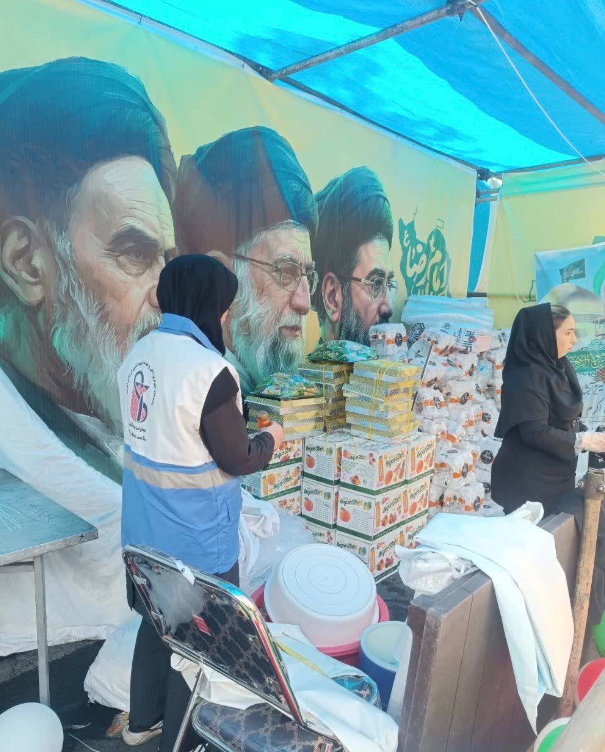 حضور و فعالیت کارشناسان بهداشت محیط   در مراسم جشن امام رضایی‌ها در مورخ ١۴٠۵/٠٢/٠٩ در مناطق تحت پوشش مرکز بهداشت شمال غرب ۲ دانشگاه علوم پزشکی ایران 