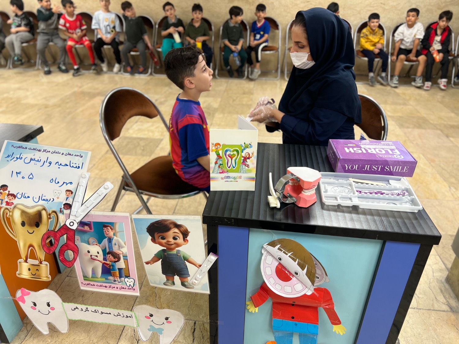 پیشگیری، پیش از پوسیدگی؛ آغاز طرح وارنیش فلوراید در مرکز بهداشت شمالغرب دو